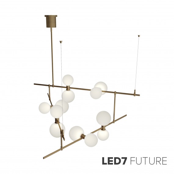 Tech Lighting - Modern Rail Geometric Linear Suspension